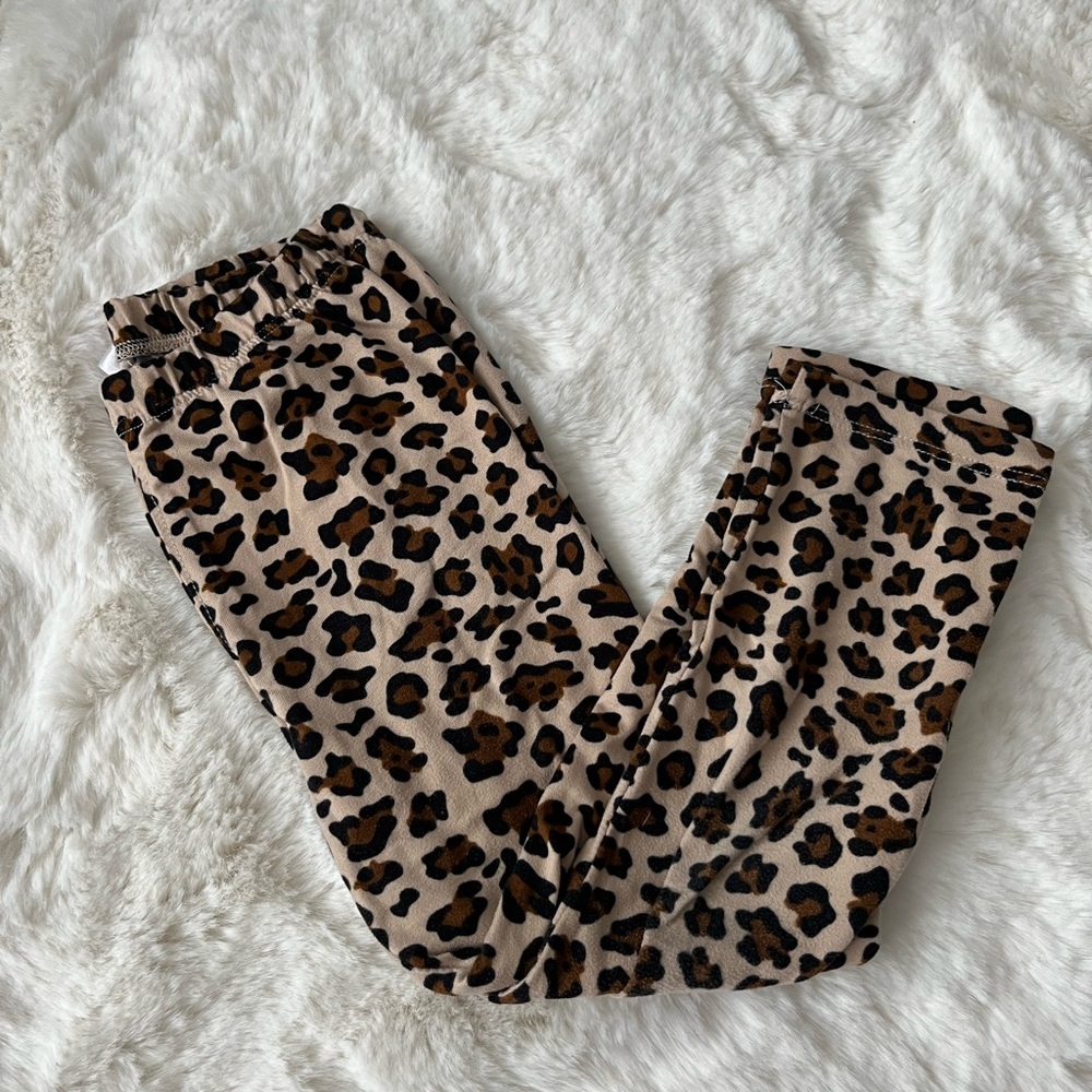 Source Unknown Leopard Print Kids Leggings